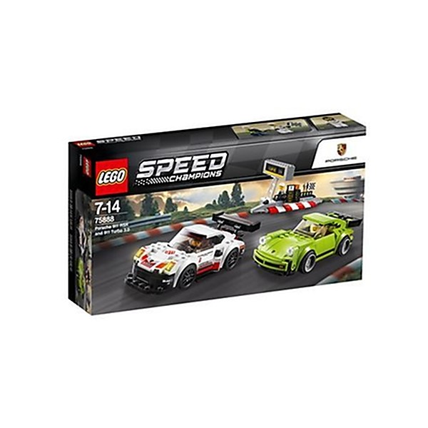Lego Speed Champions - Porsche 911 RSR et 911 Turbo 3.0 - 75888 - Jeu de Construction - Photo n°1