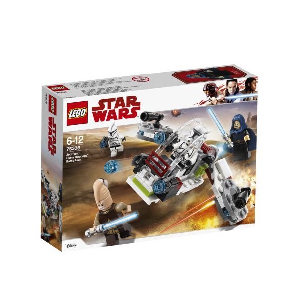 Lego Star Wars - Pack de combat des Jedi et des Clone Troopers - 75206 - Jeu de Constructi - Photo n°1