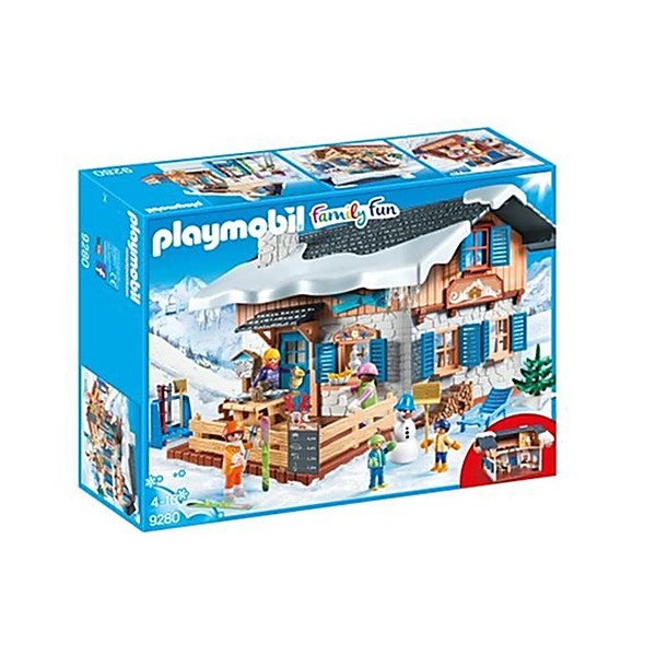 Playmobil - Chalet avec Skieurs, 9280 - Photo n°1