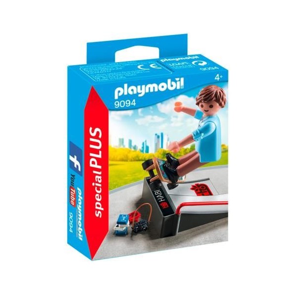 Playmobil - Skateur avec Rampe, 9094 - Photo n°1