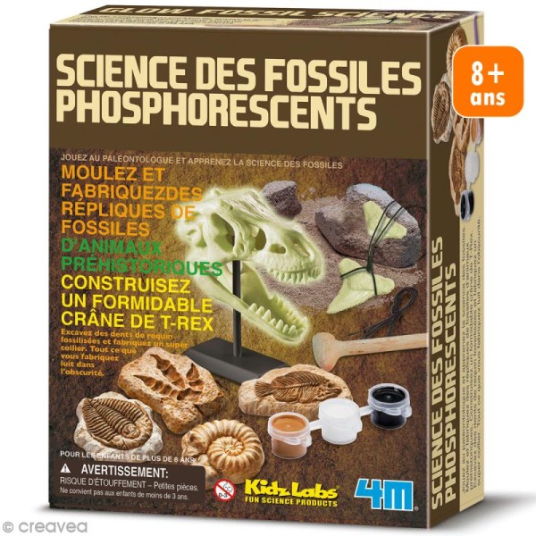 Kit moulage - Fossiles phosphorescents - Photo n°1
