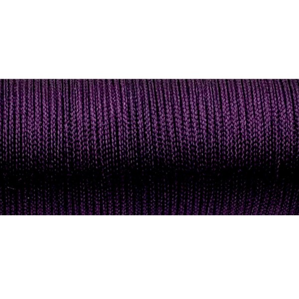 5 mètres Fil nylon tressé 0.8mm violet par 5 mètres - Fil de jade - Photo n°1