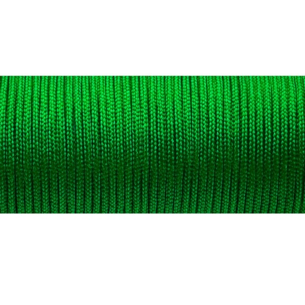 5 mètres Fil nylon tressé 0.8mm vert par 5 mètres - Fil de jade - Photo n°1