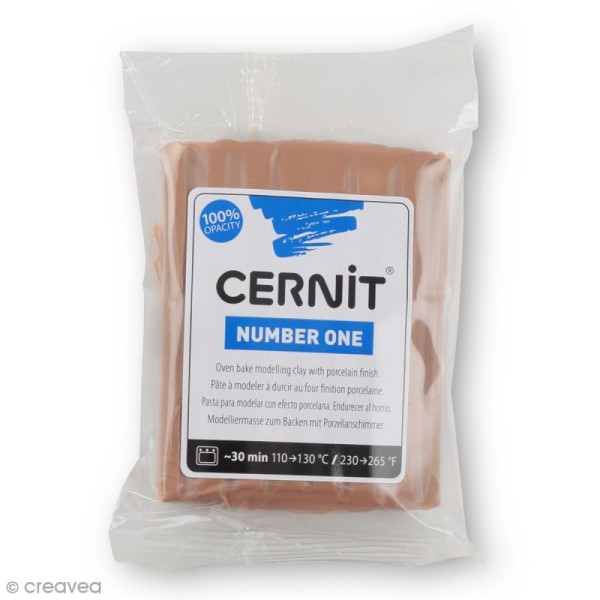 Cernit - Number One - Marron taupe - 56 g - Photo n°1