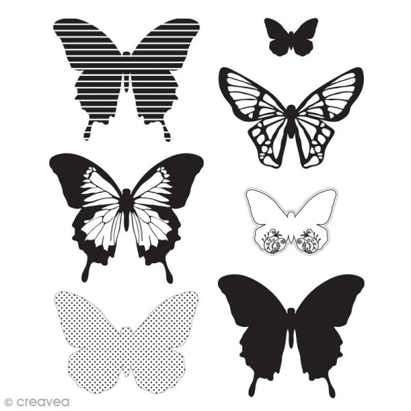 Die cut Papillons 3D pour machine Minc - 32 pcs - Photo n°2