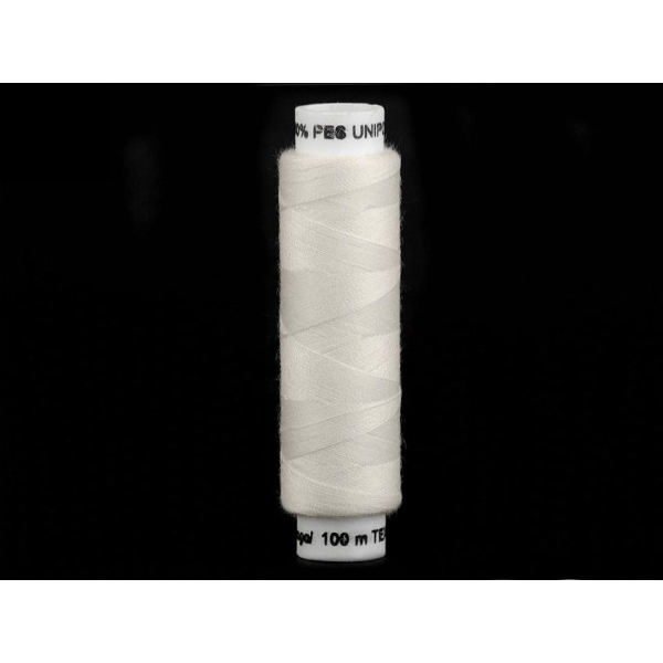 10pc Blanc Alyssum Fils de Polyester 100m Unipoly, de Couture, de Mercerie - Photo n°2