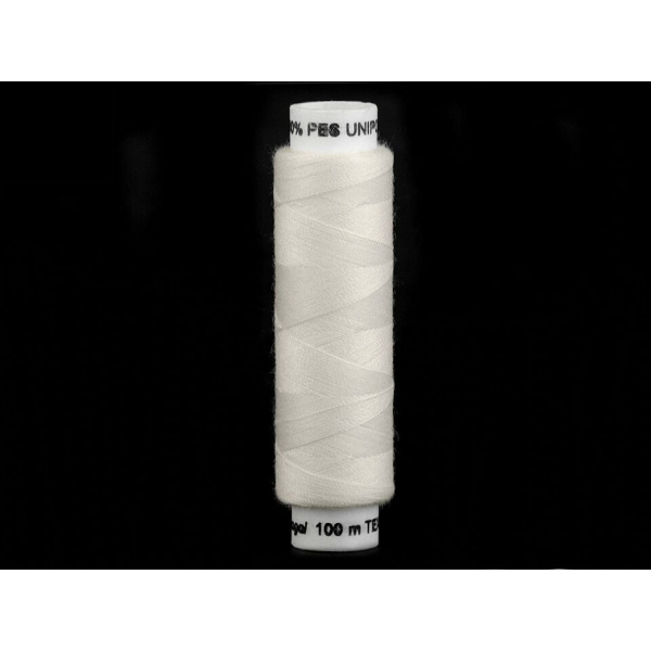 10pc Blanc Alyssum Fils de Polyester 100m Unipoly, de Couture, de Mercerie - Photo n°1