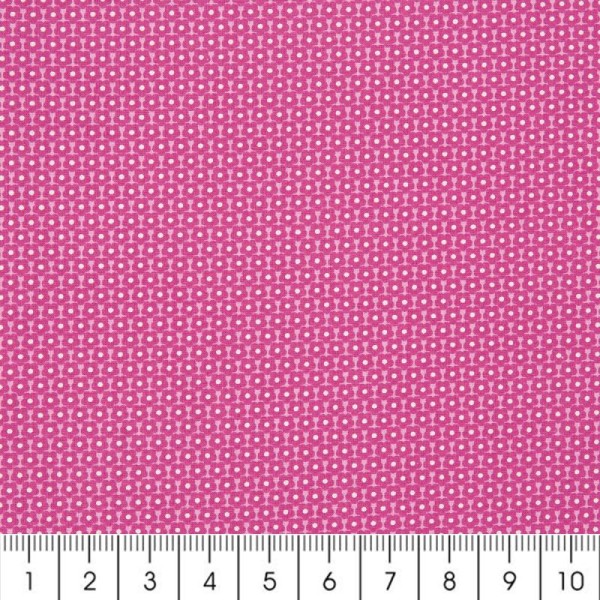 Tissu Rico Design - Imprimé napperon - A la coupe par 10 cm (sur mesure) - Photo n°2