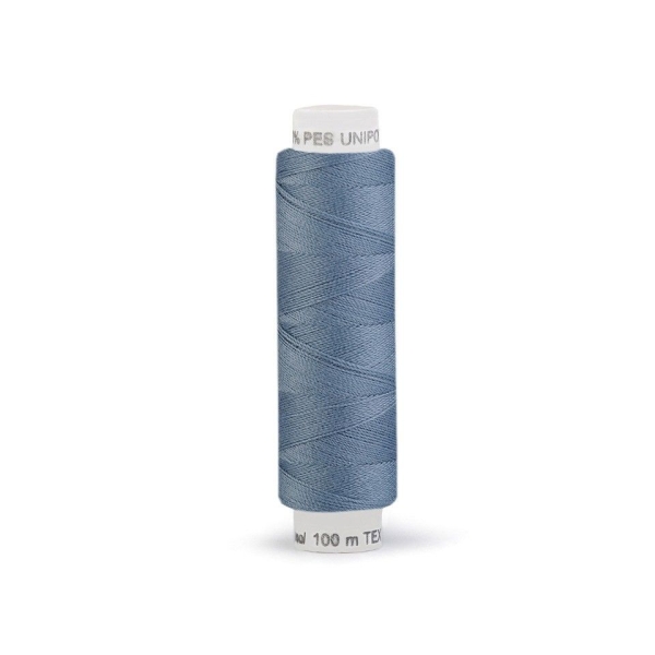 10pc 585 Bijou Bleu des Fils de Polyester à 100 M Unipoly, Fil de Broderie, Croix, de Couture, d'Art - Photo n°2