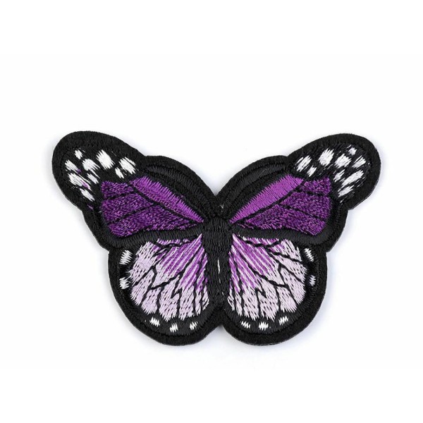 1pc Violet au Fer à repasser Patch Papillon, Patchesand Coudre sur les taches, Coudre-sur, de réflex - Photo n°5