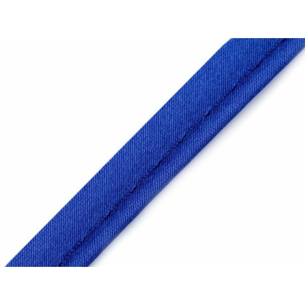 20m Bleu de Cobalt Satin Biais de l'Insertion de la Tuyauterie de la Largeur de 10mm, de Liaison, de - Photo n°2