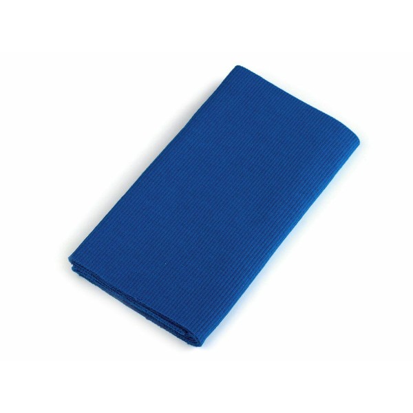 1pc Mosaïque Bleu Nervures / Élastique Rib Tricot 16x80cm, Mercerie, - Photo n°4