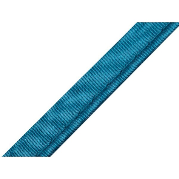 20m Turquoise Satin Biais de l'Insertion de la Tuyauterie de la Largeur de 10mm, de Liaison, de déco - Photo n°2