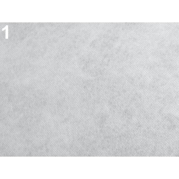 1m Blanc Non-tissé Fusible Interfaçage Novopast 40+18 g/m2, Largeur 90 cm, Et l'Interlignage, la mét - Photo n°1