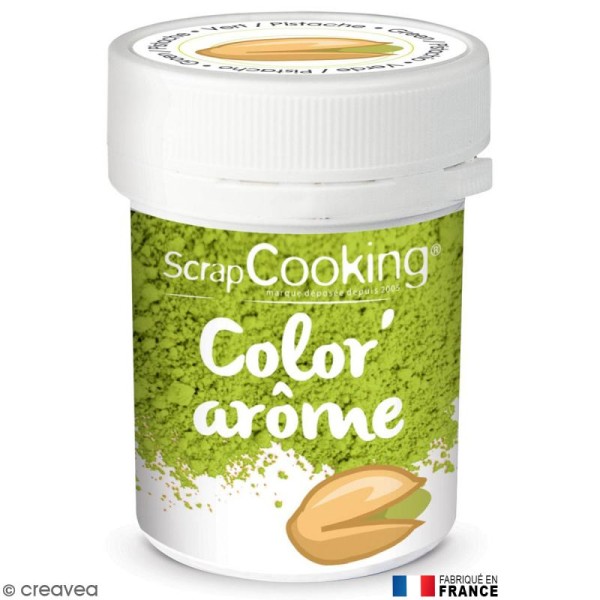 Colorant poudre alimentaire Color'arôme - Pistache (vert) - Photo n°1