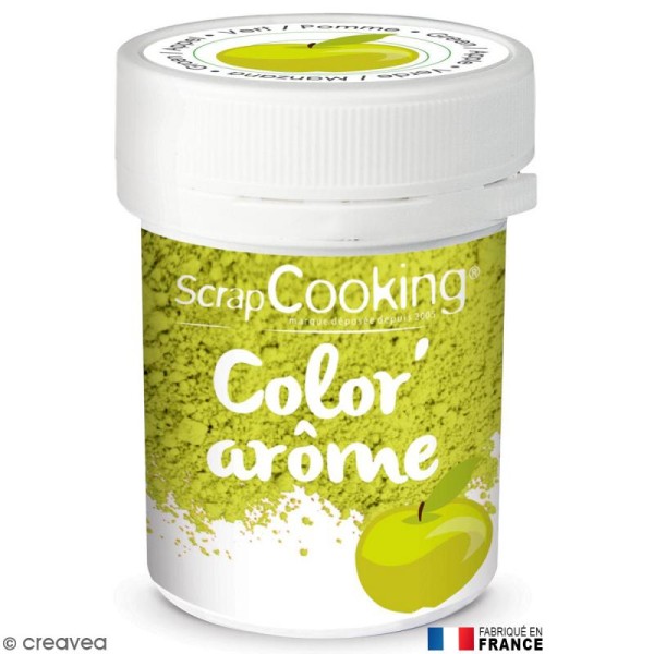 Colorant poudre alimentaire Color'arôme - Pomme (vert) - Photo n°1