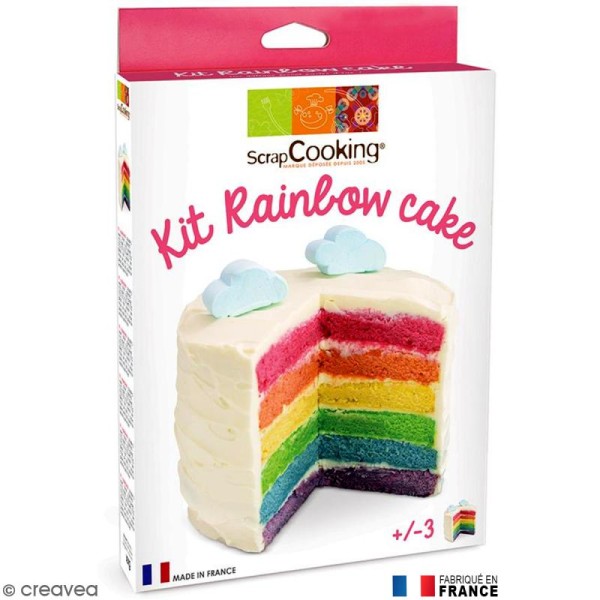 Kit Rainbow Cake ScrapCooking - Photo n°1