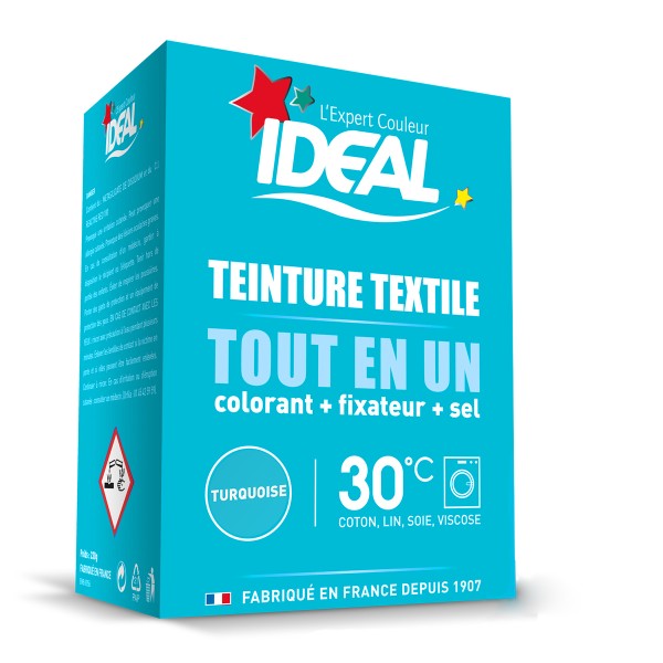 Kit complet teinture Ideal Tout en Un - Mini turquoise - 230 gr - Photo n°1