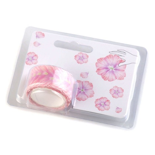 1pc Poudre Washi Stickers Fleur, Feuille de Trèfle, de Scrapbooking Et des Cassettes, des Décoration - Photo n°1