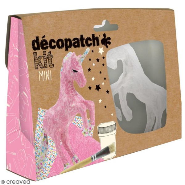 Mini kit créatif Welcome Décopatch - Licorne - Photo n°1