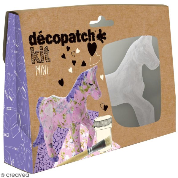 Mini kit créatif Welcome Décopatch - Cheval - Photo n°1