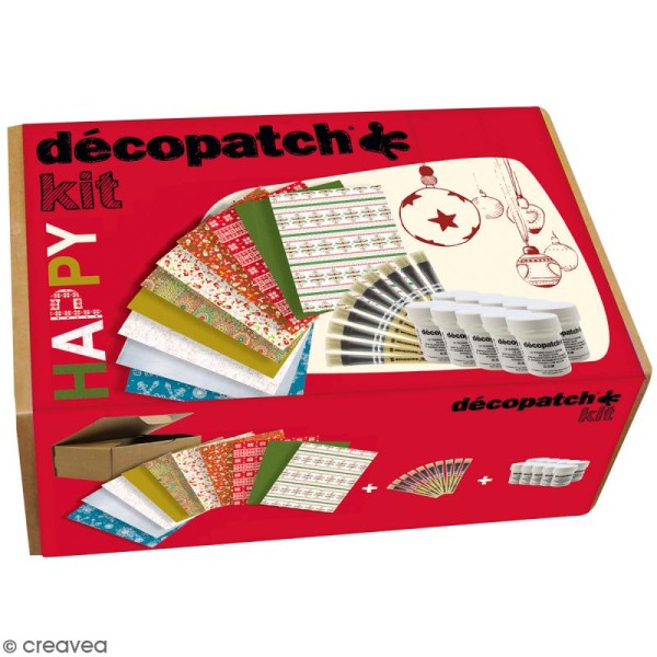 Kit créatif Décopatch - Happy (Noël) - Photo n°1