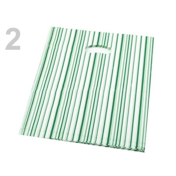 100pc Irlandais Vert sacs en Plastique 20x24cm, Sacs, Cadeaux, Décorations - Photo n°1