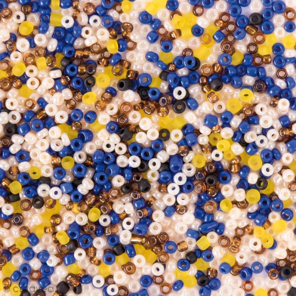 Perles de rocaille - Mix Artisan - 2 mm - 17 g - Photo n°1