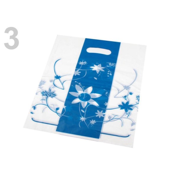 100pc Turquoise sacs en Plastique 25x34cm, Sacs, Cadeaux, Décorations - Photo n°1