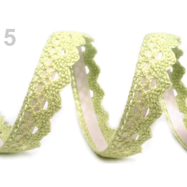 1pc 5 Lig.Vert pastel Adhésif Dentelle Ruban adhésif 15 mm, de Scrapbooking Et de Washi Tapes, des D - Photo n°1