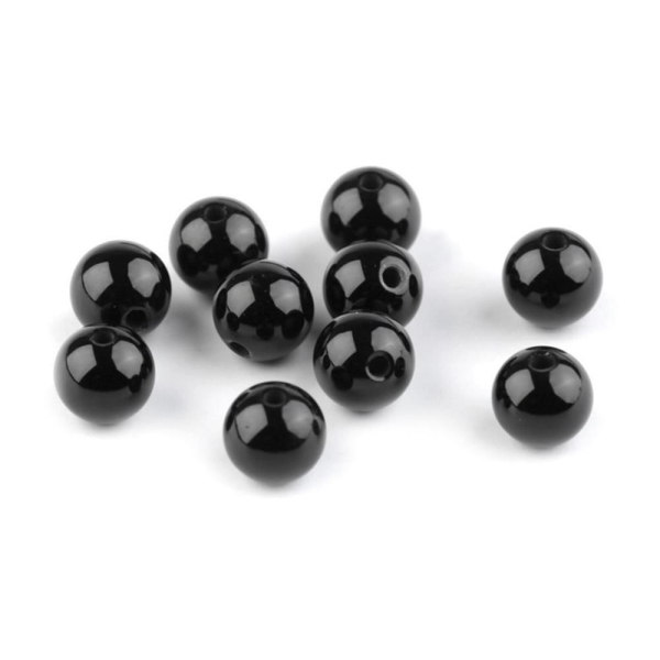 10pc Onyx Minéraux / pierres précieuses Perles en Onyx 6mm, les Perles, la Nacre, de la Lave, Et Nac - Photo n°1