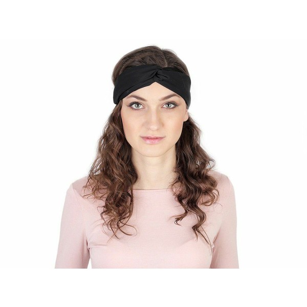 1pc Noir Tissu Pin Up Bandeau, Stretch Headwraps, Accessoires Pour Cheveux, Bijoux - Photo n°4