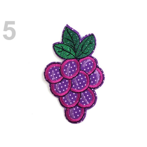 10pc Violet Geber Fer à repasser Sur les Patchs de Fruits Et de Légumes, Fer-sur Patchesand Coudre-s - Photo n°1