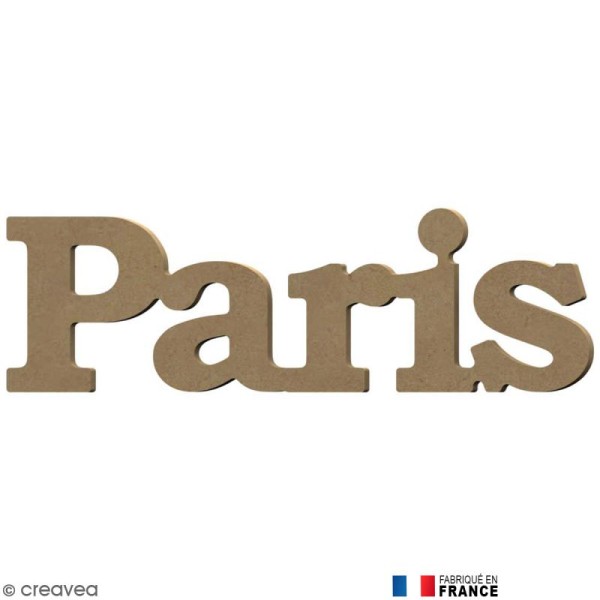 Mot Paris en Bois à décorer - 34 cm - Photo n°1