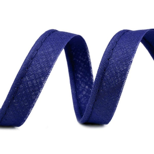 50m Olympien en Coton Bleu Insertion de la Tuyauterie Largeur 12mm, des Biais, Biais, de découper le - Photo n°2