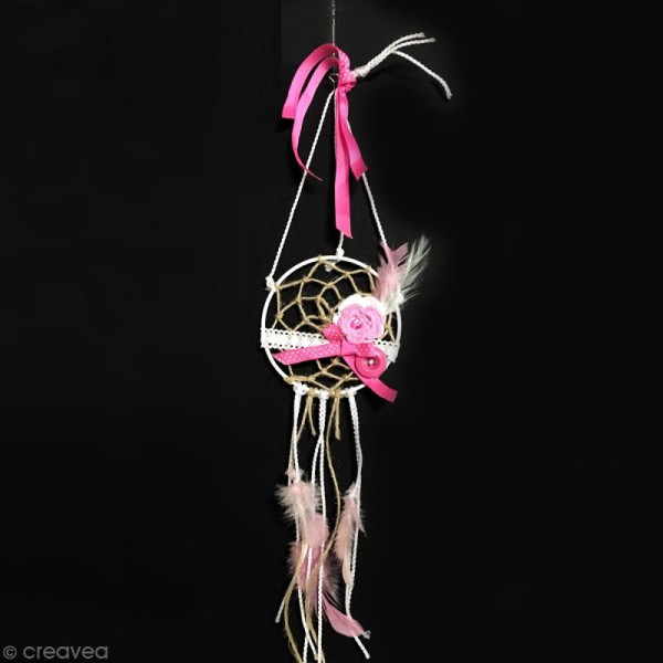 Plumes marabout rose 15 cm x 10 plumes - Photo n°6