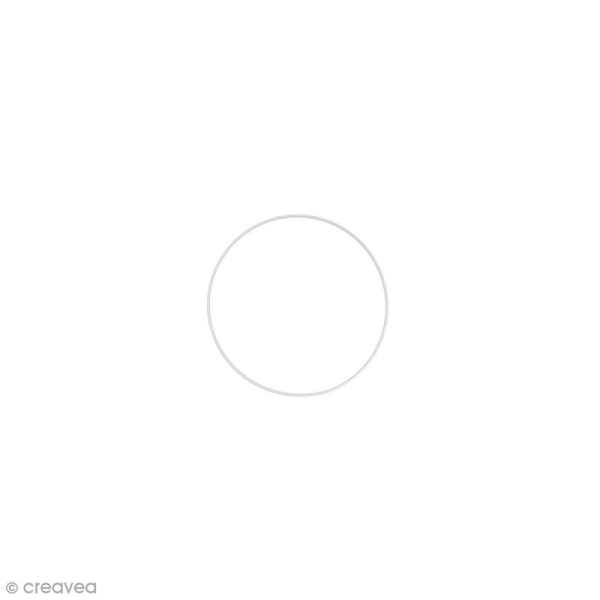 Cercle nu en métal - 8 cm de diamètre - Photo n°1