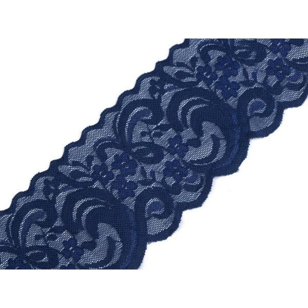 13,5 m Patriot Bleu lacets Élastiques Largeur 90mm, s'Étirer, Et de Madère, Mercerie, - Photo n°1