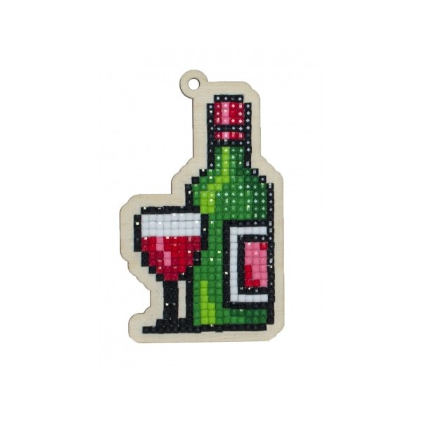 Broderie Diamant Kit- Du vin WW164- Mini - Photo n°1