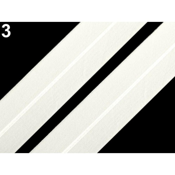 18m Blanc Rabattre Sur l'Élastique Largeur 30mm, Et le Bord, Tricot, Mercerie, - Photo n°2