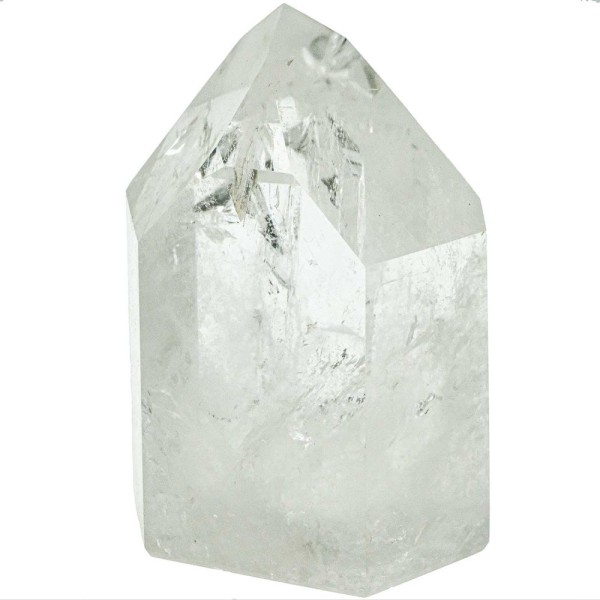 Pointe polie mono-terminée en cristal de roche - 471 grammes. - Photo n°2