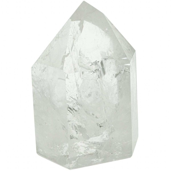 Pointe polie mono-terminée en cristal de roche - 471 grammes. - Photo n°3
