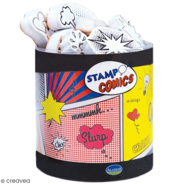 Kit de tampons Stampo - Comics - 30 pcs - Photo n°1