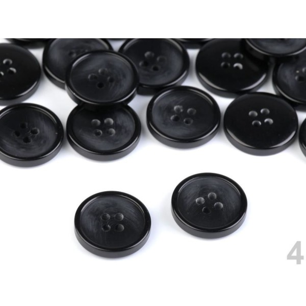 20pc (32") Bouton Noir Taille 24', 32', 36', 40', en Plastique de Trou Et Boutons de Fixation, - Photo n°1