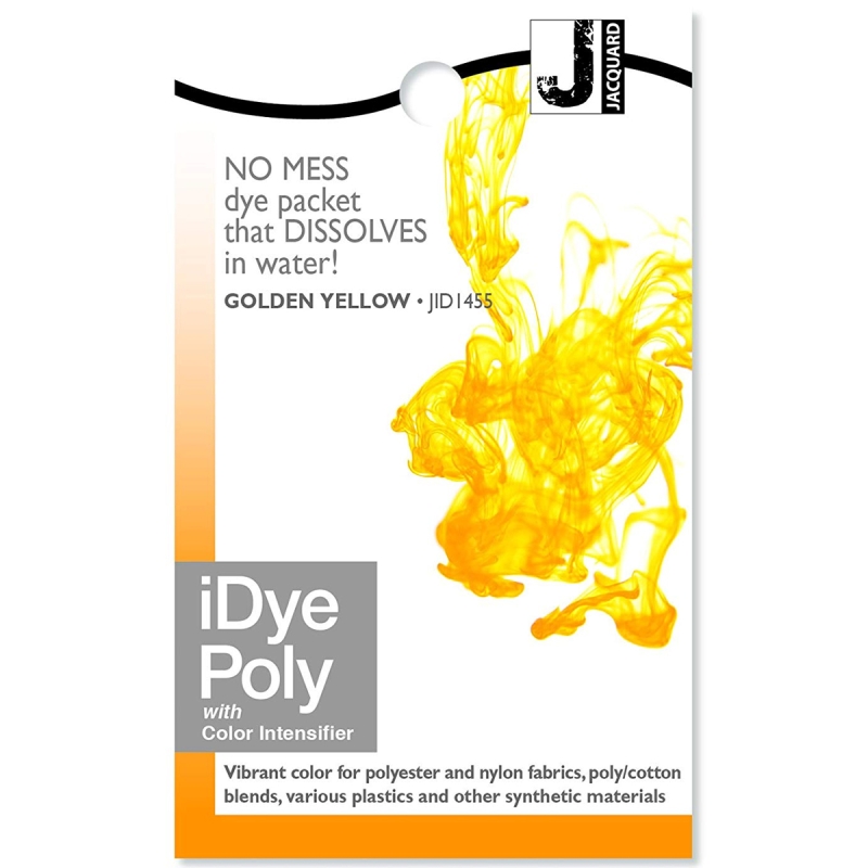 Teinture Polyester iDye Poly - Jaune doré - 14 g - Teinture polyester -  Creavea