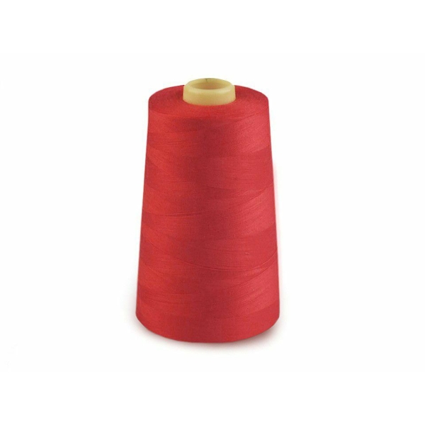 1pc Haut Risque Rouge en Fil Polyester Longueur de 5000 Mètres Pes 40/2, des Fils, de Couture, de Me - Photo n°1