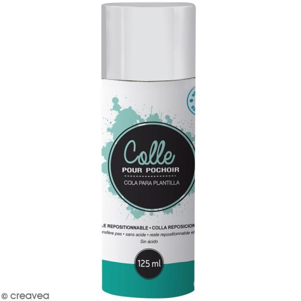 Colle repositionnable pour pochoirs Aladine - 125 ml - Photo n°1