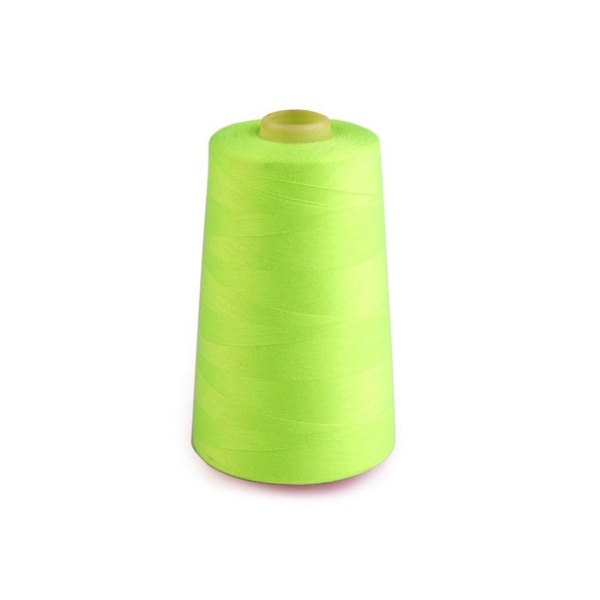 1pc Lime Punch Neon Polyester Longueur de Fil De 5000 Mètres Pes 40/2, des Fils, de Couture, de Merc - Photo n°2