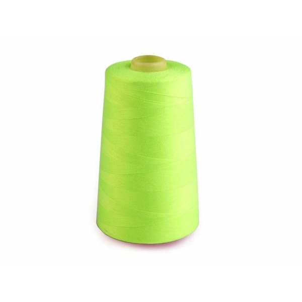 1pc Lime Punch Neon Polyester Longueur de Fil De 5000 Mètres Pes 40/2, des Fils, de Couture, de Merc - Photo n°1