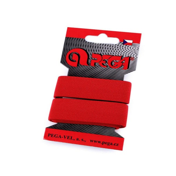 1card 9 (7502) Rouge Élastique Tresse Largeur de Bande de 20mm Variété de Couleurs, De Bricolage, de - Photo n°2